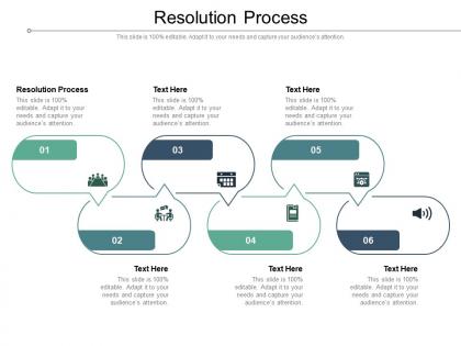 Resolution process ppt powerpoint presentation infographic template pictures cpb