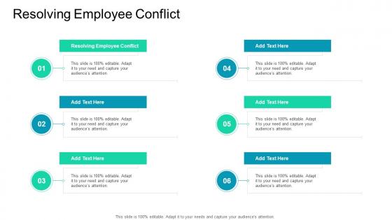 Resolving Employee Conflict In Powerpoint And Google Slides Cpb