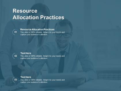 Resource allocation practices ppt powerpoint presentation inspiration portfolio cpb