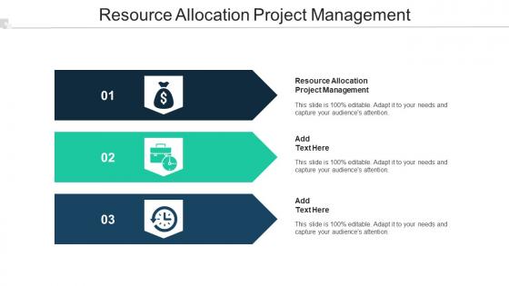 Resource Allocation Project Management Ppt Powerpoint Presentation Infographic Cpb