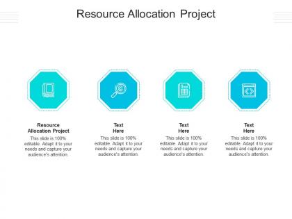 Resource allocation project ppt powerpoint presentation gallery visual aids cpb