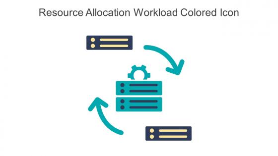 Resource Allocation Workload Colored Icon In Powerpoint Pptx Png And Editable Eps Format
