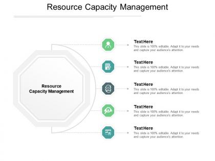 Resource capacity management ppt powerpoint presentation file graphic tips cpb