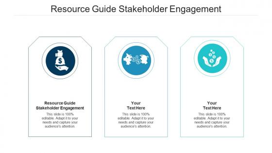 Resource guide stakeholder engagement ppt powerpoint presentation visual template cpb