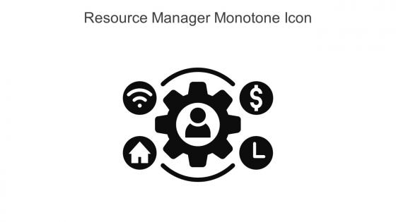 Resource Manager Monotone Icon In Powerpoint Pptx Png And Editable Eps Format