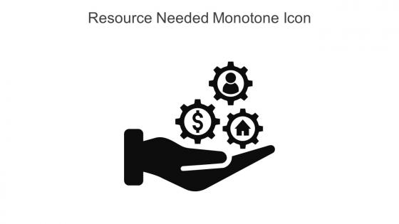 Resource Needed Monotone Icon In Powerpoint Pptx Png And Editable Eps Format