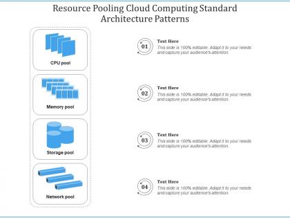 Resource pooling cloud computing standard architecture patterns ppt presentation diagram