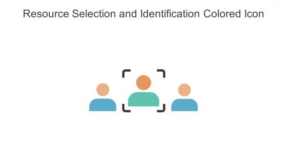 Resource Selection And Identification Colored Icon In Powerpoint Pptx Png And Editable Eps Format