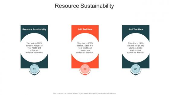 Resource Sustainability In Powerpoint And Google Slides Cpb