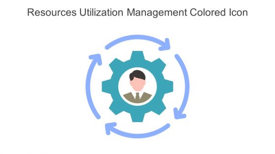 Resources Utilization Management Colored Icon In Powerpoint Pptx Png And Editable Eps Format