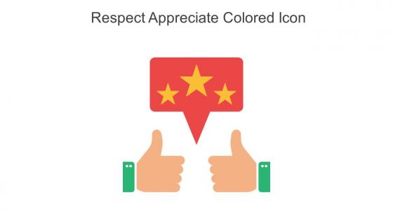Respect Appreciate Colored Icon In Powerpoint Pptx Png And Editable Eps Format
