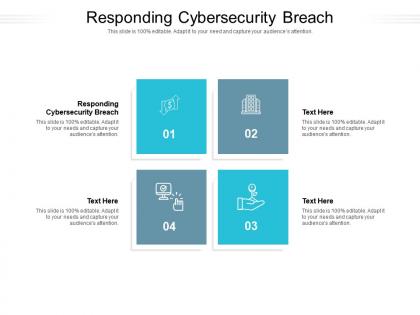 Responding cybersecurity breach ppt powerpoint presentation outline slide portrait