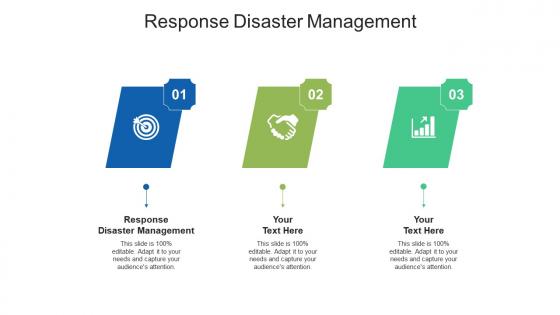 Response disaster management ppt powerpoint presentation infographics show cpb