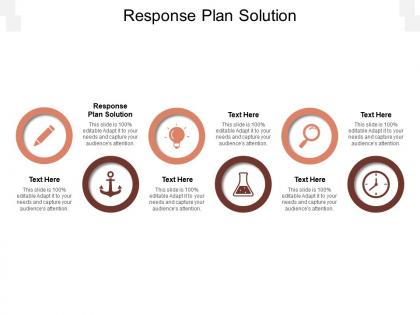 Response plan solution ppt powerpoint presentation outline template cpb
