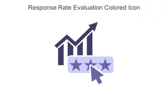 Response Rate Evaluation Colored Icon In Powerpoint Pptx Png And Editable Eps Format