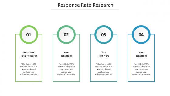 Response rate research ppt powerpoint presentation inspiration cpb