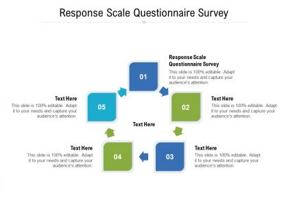 Response scale questionnaire survey ppt powerpoint presentation model outline cpb
