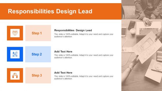 Responsibilities Design Lead In Powerpoint And Google Slides Cpb