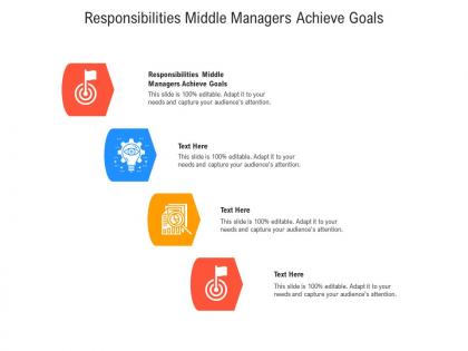 Responsibilities middle managers achieve goals ppt powerpoint presentation model visuals cpb