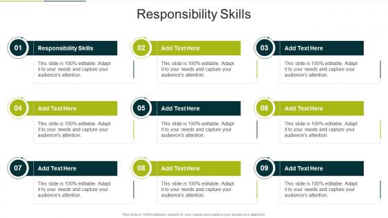 Responsibility Skills In Powerpoint And Google Slides Cpb