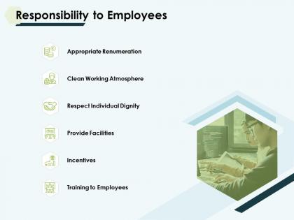 Responsibility to employees dignity facilities powerpoint slides