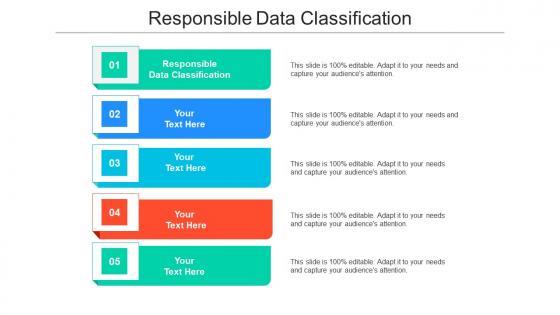 Responsible data classification ppt powerpoint presentation slides graphics download cpb