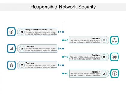 Responsible network security ppt powerpoint presentation styles design templates cpb