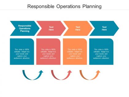 Responsible operations planning ppt powerpoint presentation professional portfolio cpb