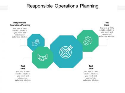 Responsible operations planning ppt powerpoint presentation show cpb