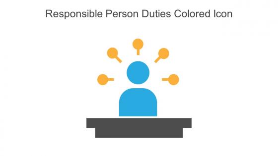 Responsible Person Duties Colored Icon In Powerpoint Pptx Png And Editable Eps Format