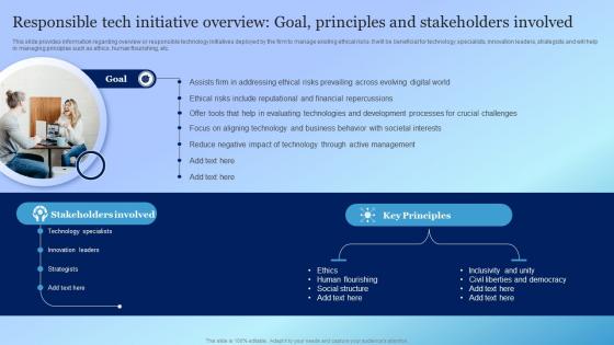 Responsible Tech Initiative Overview Goal Principles Playbook For Responsible Tech Tools