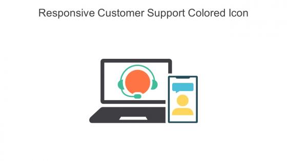 Responsive Customer Support Colored Icon In Powerpoint Pptx Png And Editable Eps Format