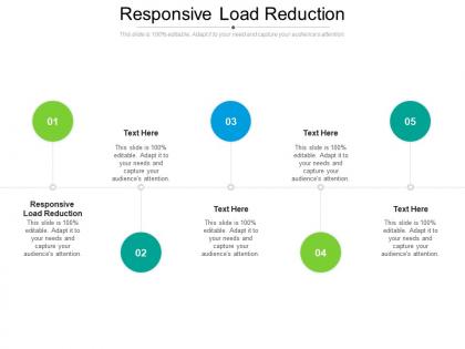 Responsive load reduction ppt powerpoint presentation diagram ppt cpb
