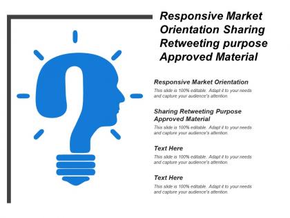Responsive market orientation sharing retweeting purpose approved material