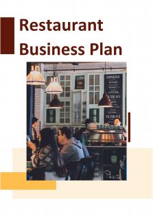 Restaurant Business Plan Pdf Word Document