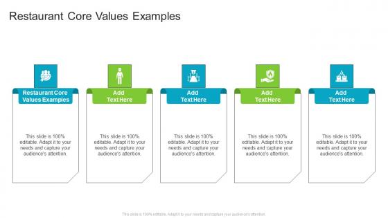 Restaurant Core Values Examples In Powerpoint And Google Slides Cpb