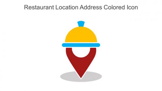 Restaurant Location Address Colored Icon Powerpoint Pptx Png And Editable Eps Format