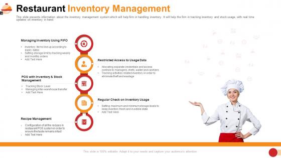Restaurant management system restaurant inventory management