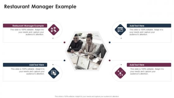 Restaurant Manager Example In Powerpoint And Google Slides Cpb