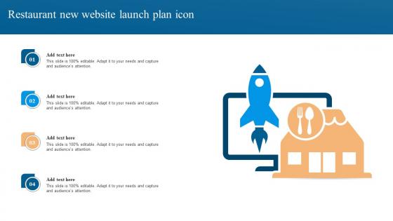 Restaurant New Website Launch Plan Icon