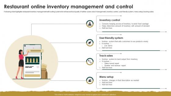 Restaurant Online Inventory Management And Control