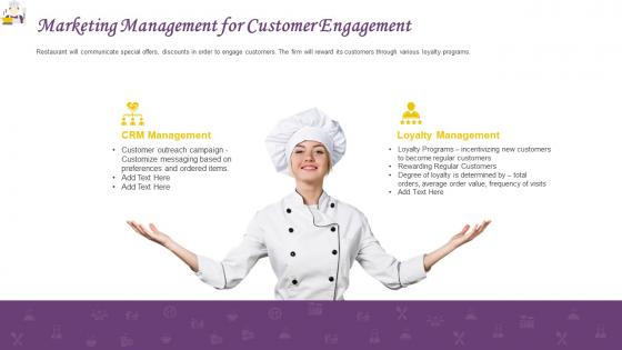 Restaurant operations management marketing management for customer engagement