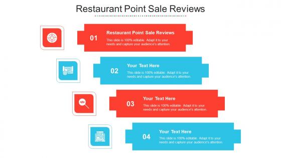 Restaurant Point Sale Reviews Ppt Powerpoint Presentation Show Slides Cpb