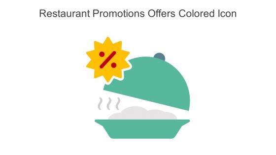 Restaurant Promotions Offers Colored Icon In Powerpoint Pptx Png And Editable Eps Format