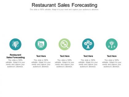 Restaurant sales forecasting ppt powerpoint presentation professional show cpb