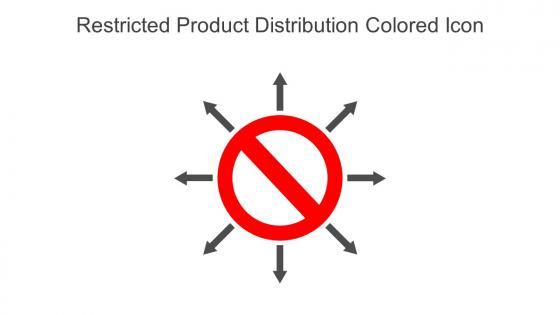 Restricted Product Distribution Colored Icon In Powerpoint Pptx Png And Editable Eps Format