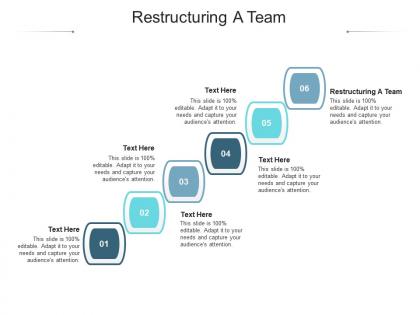 Restructuring a team ppt powerpoint presentation pictures inspiration cpb