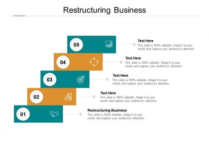 Restructuring business ppt powerpoint presentation inspiration backgrounds cpb