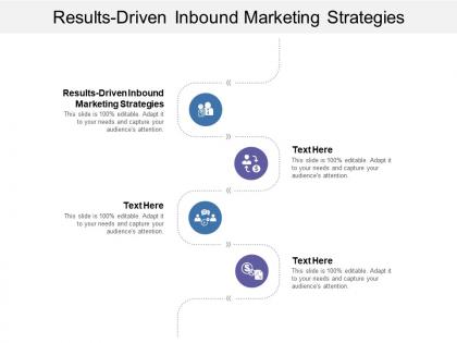 Results driven inbound marketing strategies ppt powerpoint presentation infographics deck cpb