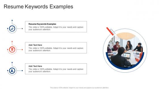 Resume Keywords Examples In Powerpoint And Google Slides Cpb